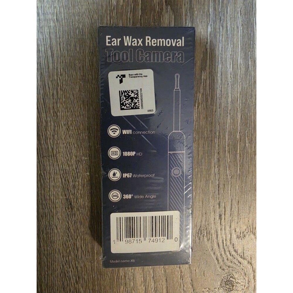 Ear Wax Removal Tool, WiFi, 1080P, IP67, 360 Wide Angle, Model: Find U